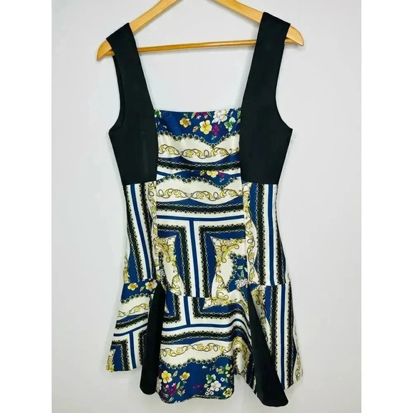 Eliatt Floral print fit and flare cocktail minidress size S Baroque print - Picture 4 of 9